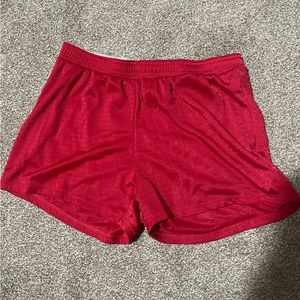 Red Champion Shorts